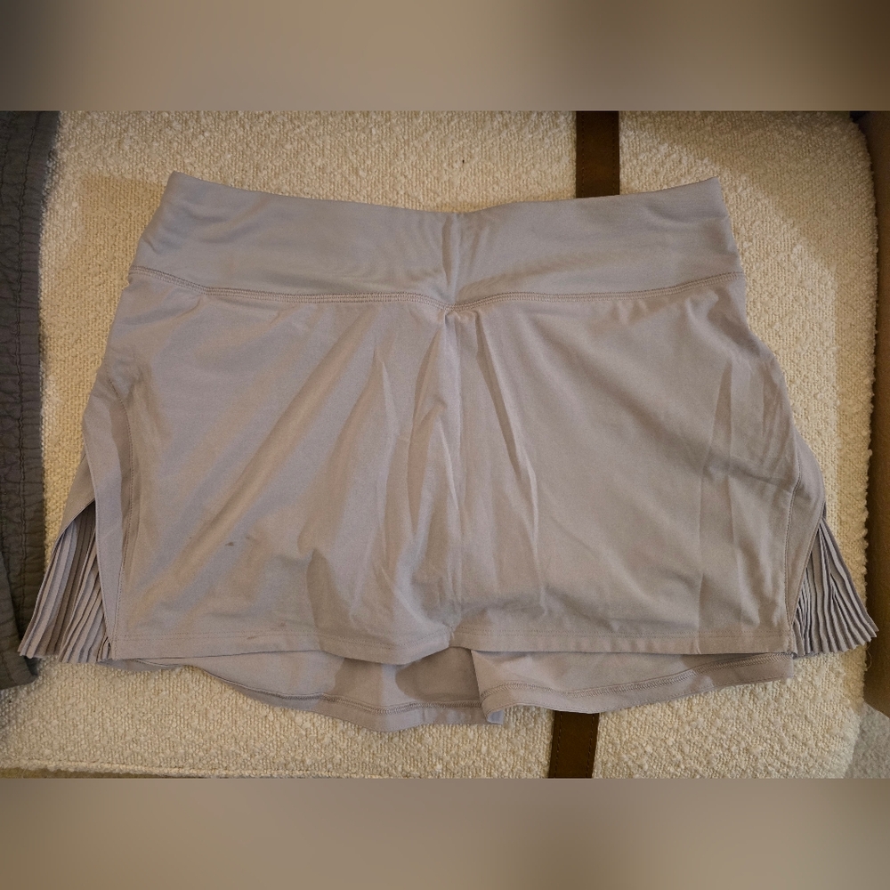 lululemon athletica Light Gray Athletic Skirt